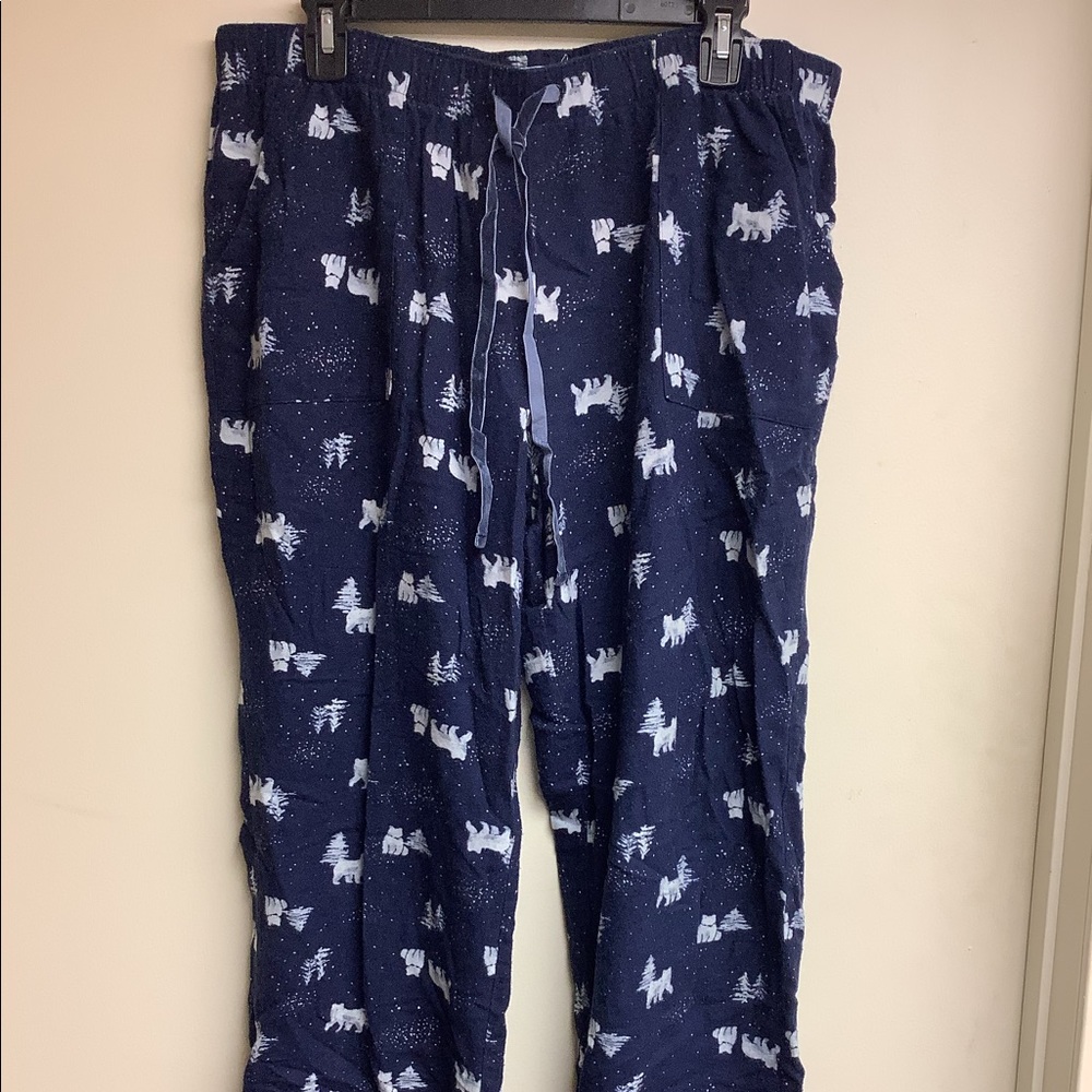 Sonoma polar bear-print pajama/lounge pants WITH POCKETS